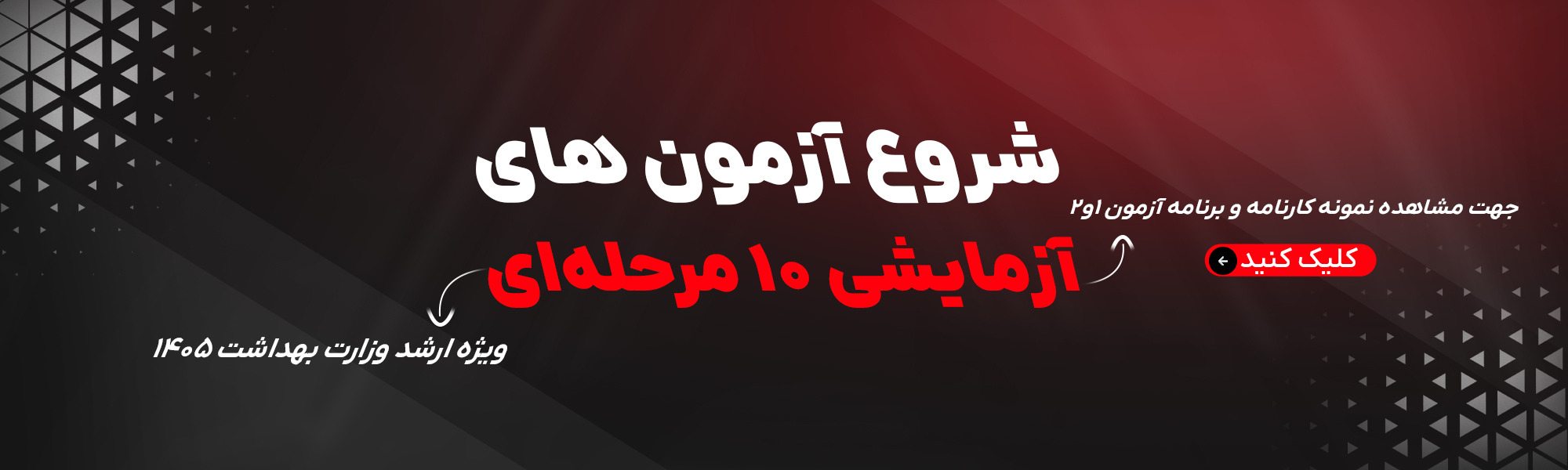 کارشناسی ارشد وزارت بهداشت